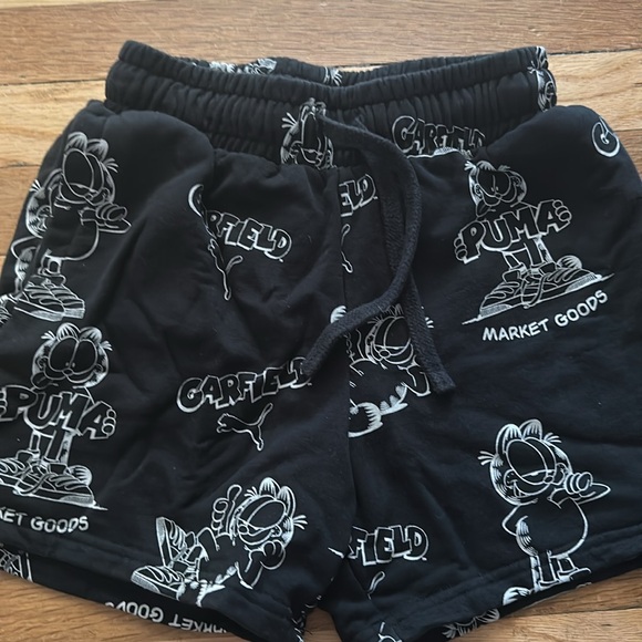 Garfield for Puma blue shirt and black shorts size 11-12 - Picture 8 of 10